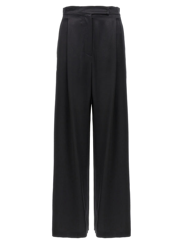 Max Mara Black Silk Casual Pants