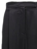 Max Mara Black Silk Casual Pants