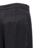 Max Mara Black Silk Casual Pants