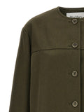 Max Mara Bicolor Cotton Full-Length Jacket