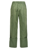 Max Mara Bicolor Cotton Casual Pants