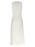 Max Mara White Flax Sleeveless Jacket
