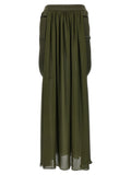 Max Mara Bicolor Silk Mini Skirt
