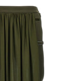 Max Mara Bicolor Silk Mini Skirt