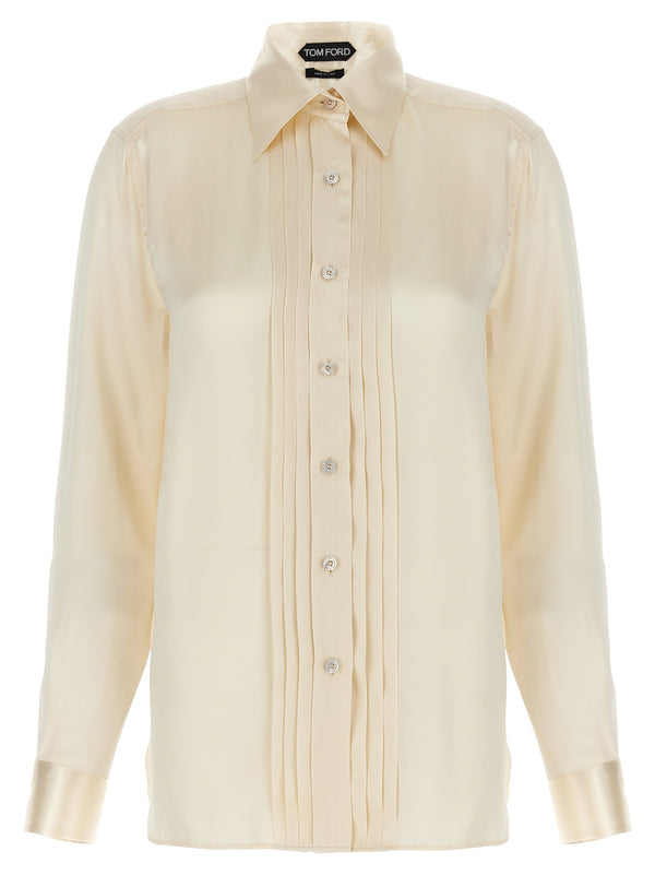 Tom Ford White Silk Blouse