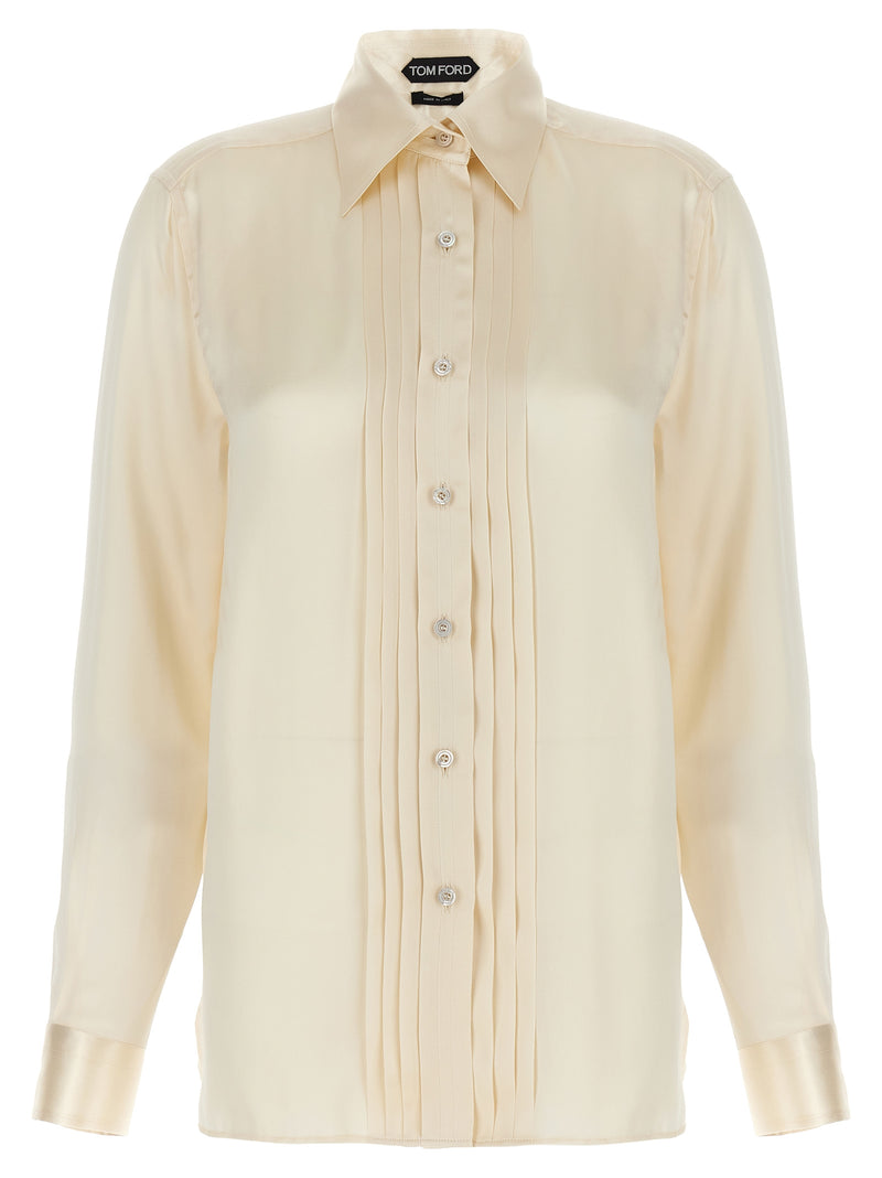 Tom Ford White Silk Blouse