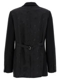 Moschino Black Polyester Blazer