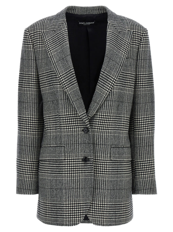 Dolce & Gabbana Bicolor Wool Blazer