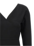 Fendi Black Viscose Midi Dress