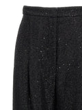 Max Mara Black Viscose Dress Pants
