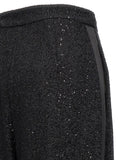 Max Mara Black Viscose Dress Pants