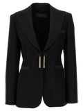 Max Mara Black Virgin Wool Blazer