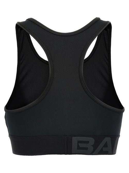 Balenciaga Black Polyester Sport Bra
