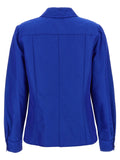 Carolina Herrera Blue Cotton Blouse