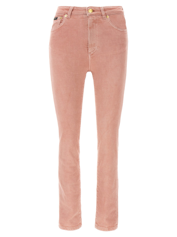 Dolce & Gabbana Multicolor Cotton High-Waisted Jean