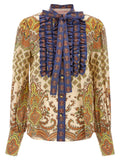 Valentino Garavani Multicolor Cotton Blouse