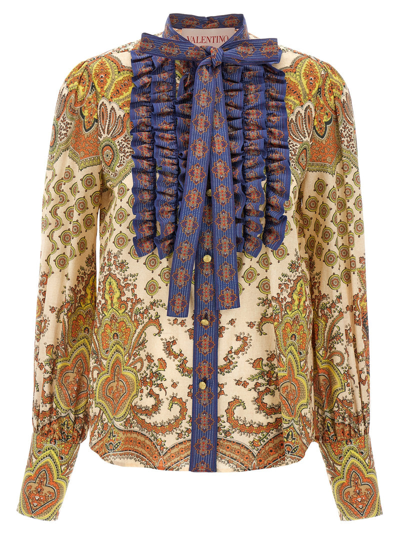 Valentino Garavani Multicolor Cotton Blouse