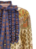 Valentino Garavani Multicolor Cotton Blouse