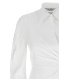 Max Mara White Cotton Long Dress