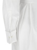 Max Mara White Cotton Long Dress