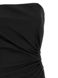 Max Mara Black Virgin Wool Long Dress
