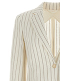 Max Mara White Cotton Blazer