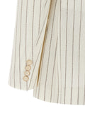 Max Mara White Cotton Blazer