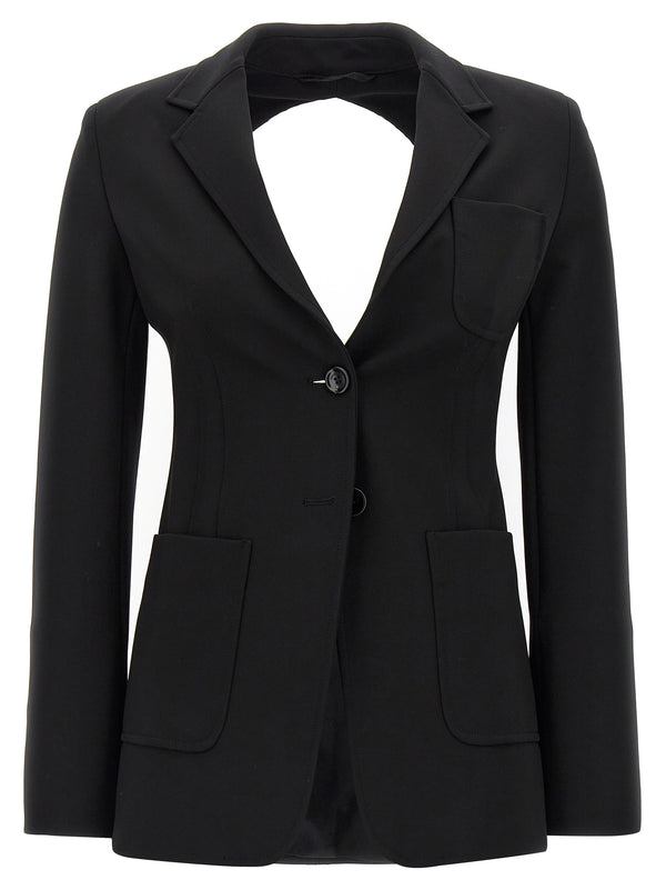Max Mara Black Viscose Blazer