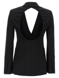 Max Mara Black Viscose Blazer