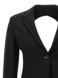 Max Mara Black Viscose Blazer