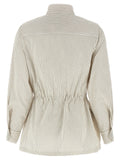 Fendi White Cotton Shell Jacket