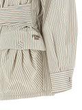 Fendi White Cotton Shell Jacket