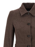 Max Mara Brown Cotton Blazer