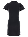 Balenciaga Black Cotton Short Dress