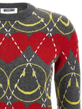 Moschino Multicolor Wool Cardigan