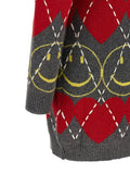 Moschino Multicolor Wool Short Dress