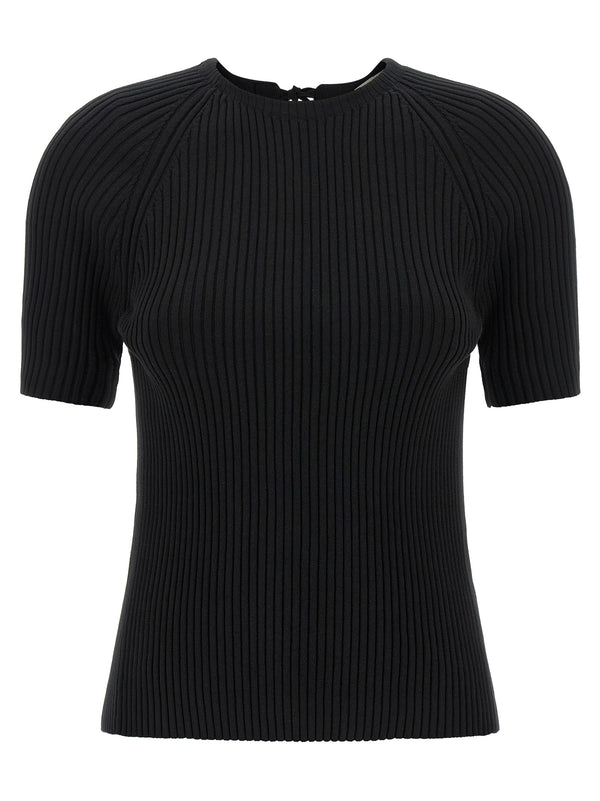Tory Burch Black Cotton Cardigan