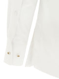 Gucci White Cotton Blouse