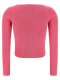 Versace Fuchsia Viscose Cardigan