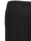 Max Mara Black Viscose Mini Skirt