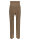 Max Mara Gray Cashmere Casual Pants