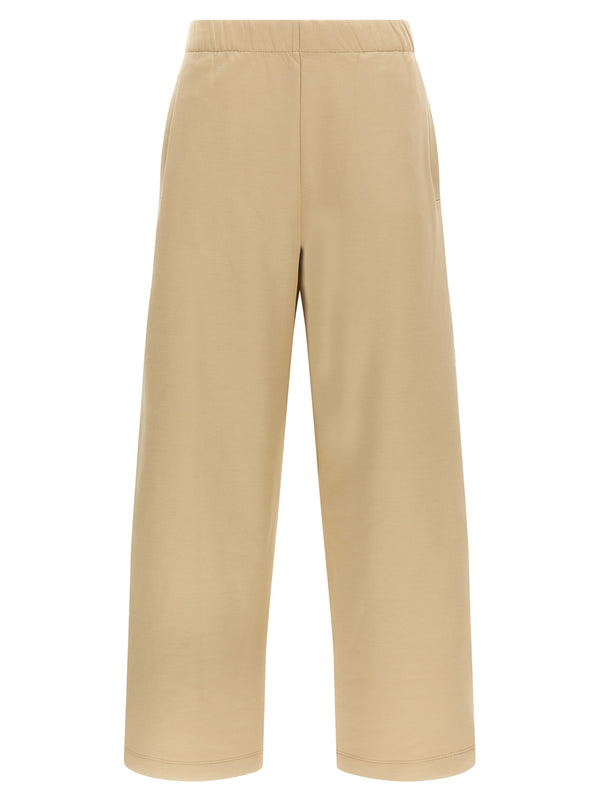 Max Mara Brown Silk Casual Pants