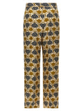 Max Mara Bicolor Silk Casual Pants