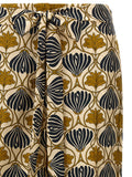 Max Mara Bicolor Silk Casual Pants