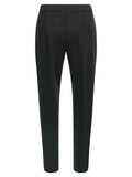 Max Mara Black Viscose Casual Pants