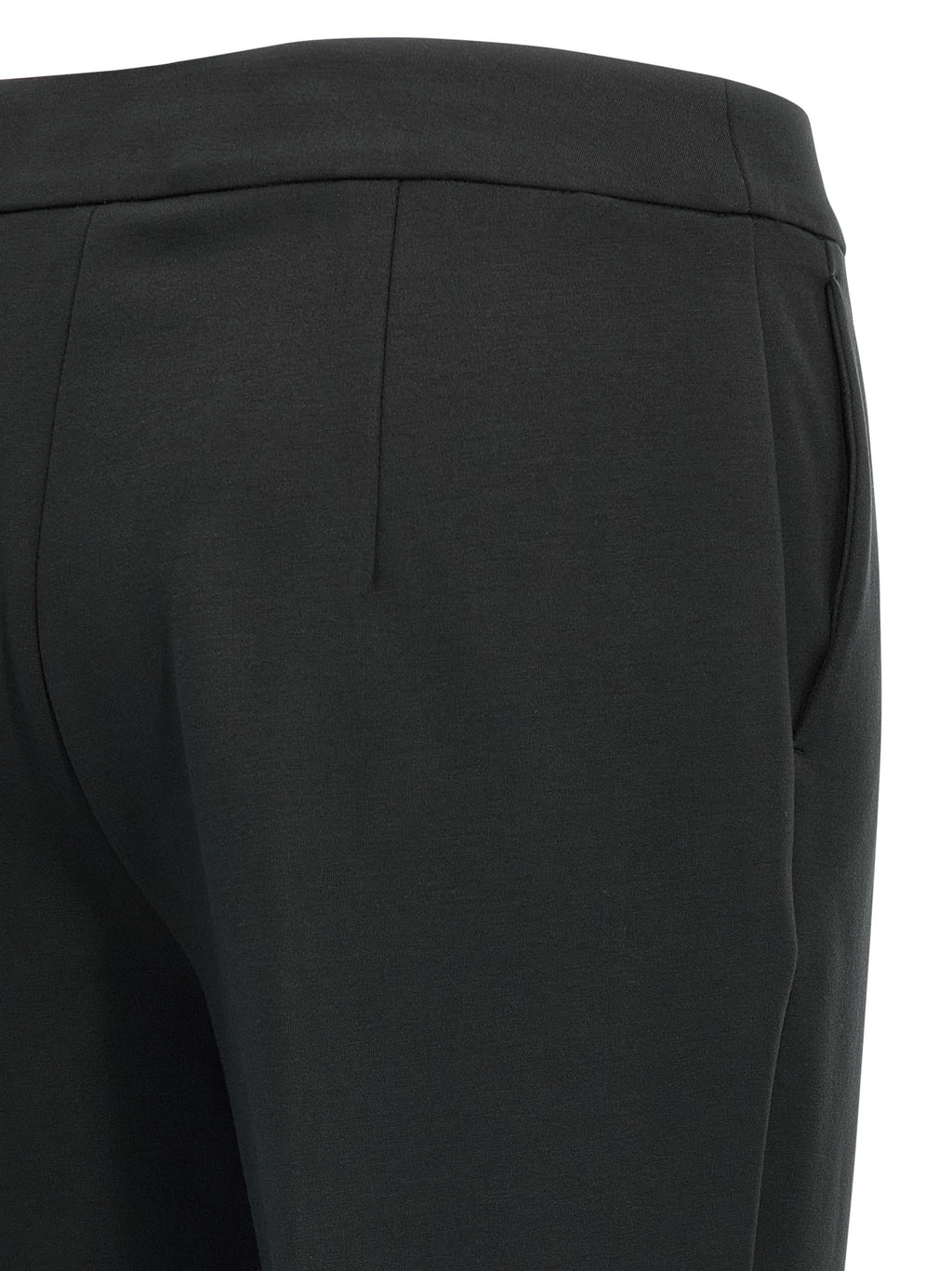 Max Mara Black Viscose Casual Pants