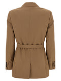 Max Mara Brown Virgin Wool Blazer