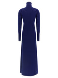 Tom Ford Blue Cashmere Long Dress