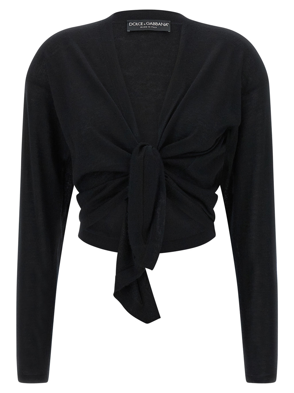 Dolce & Gabbana Black Cashmere Cardigan