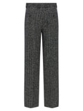 Dolce & Gabbana Bicolor Virgin Wool Casual Pants